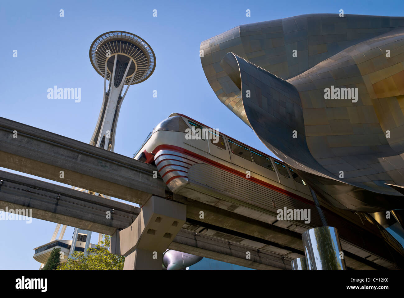 Seattle Icons Stock Photo