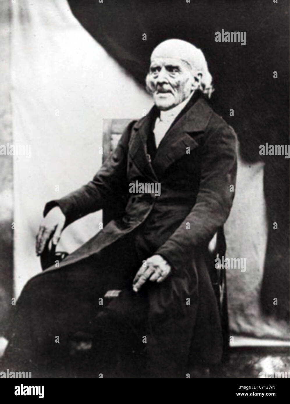 Christian Friedrich Samuel Hahnemann creator of homeopathy. Stock Photo