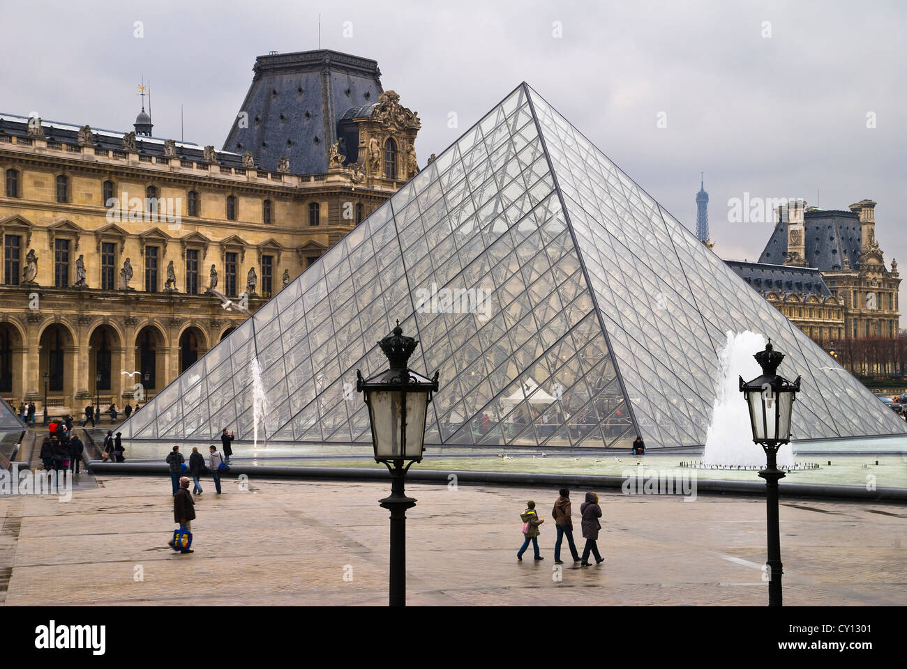 The Louvre Stock Photo
