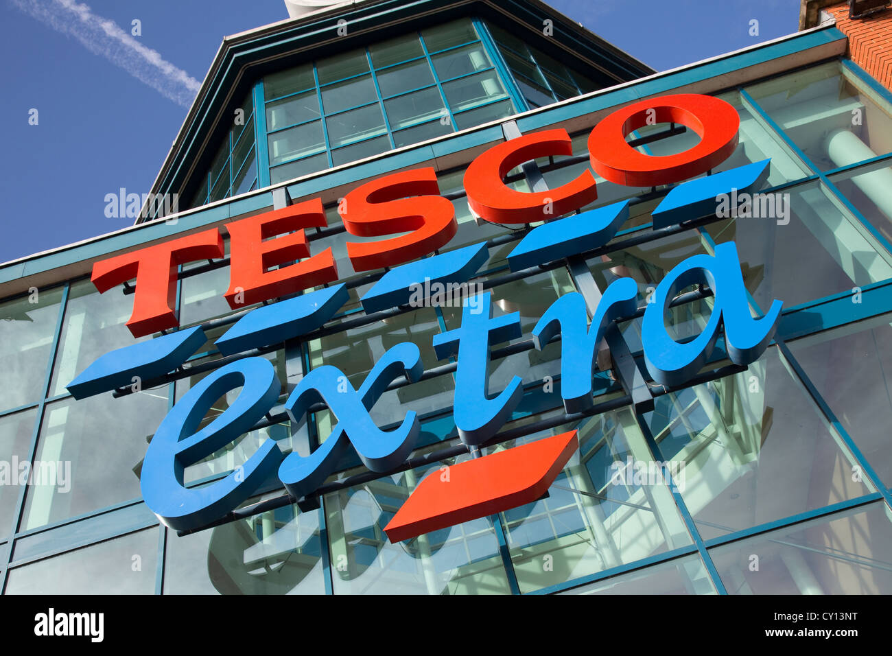 Tesco Supermarket Stock Photo Alamy