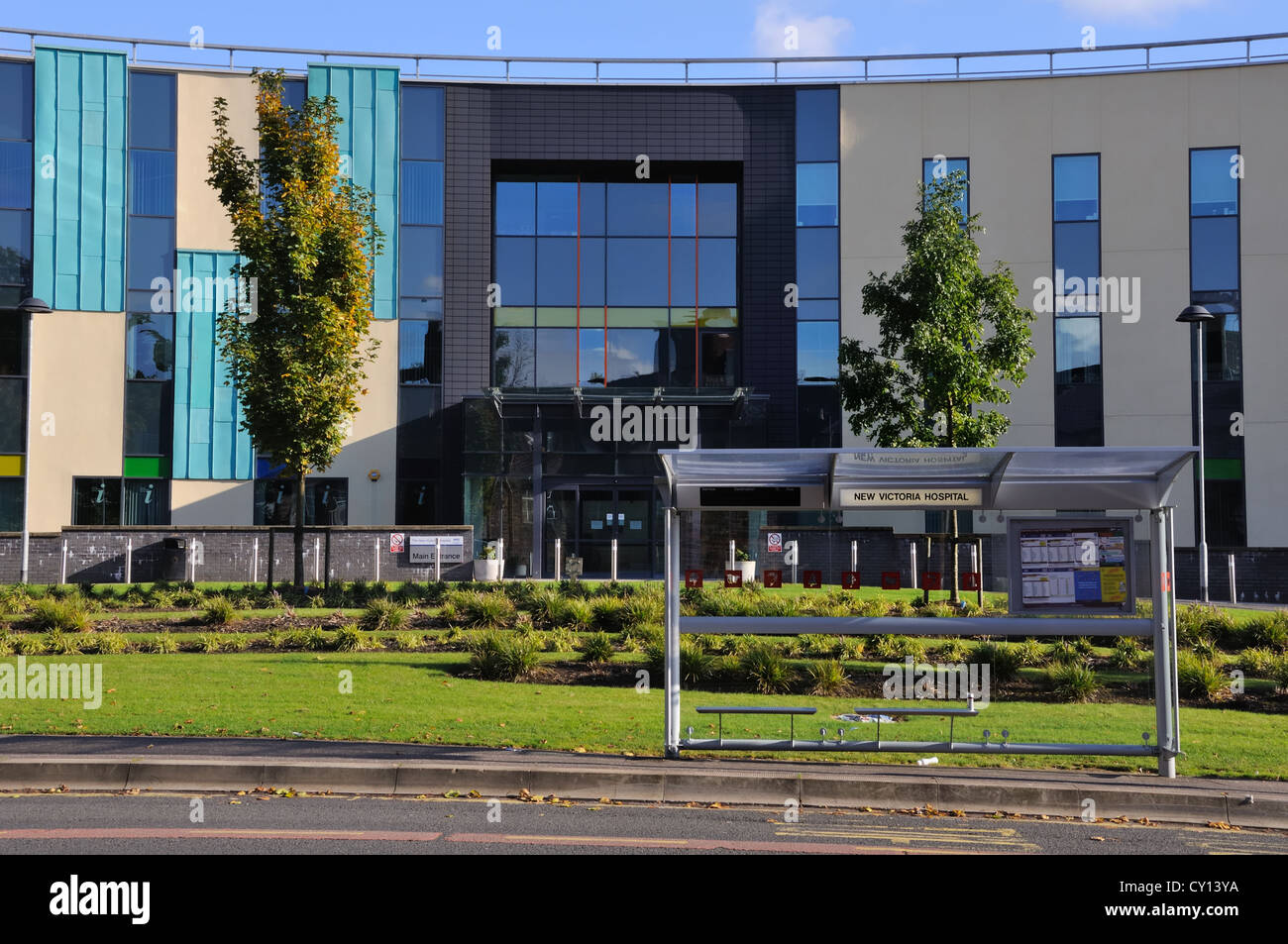 New Victoria hospital in Langside, Glasgow, Scotland, UK Stock Photo