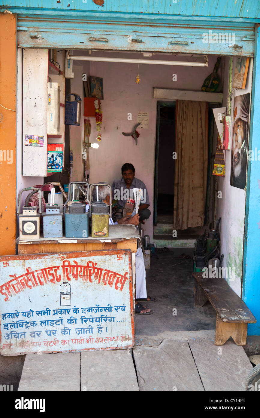 Shop in Varanasi, India Stock Photo Alamy