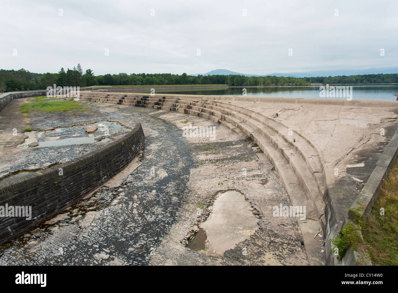 Olivebridge Dam Ashokan Reservoir Catskill Watershed, New York Stock