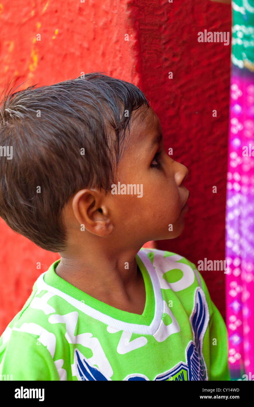 Boy in Varanasi, India Stock Photo Alamy