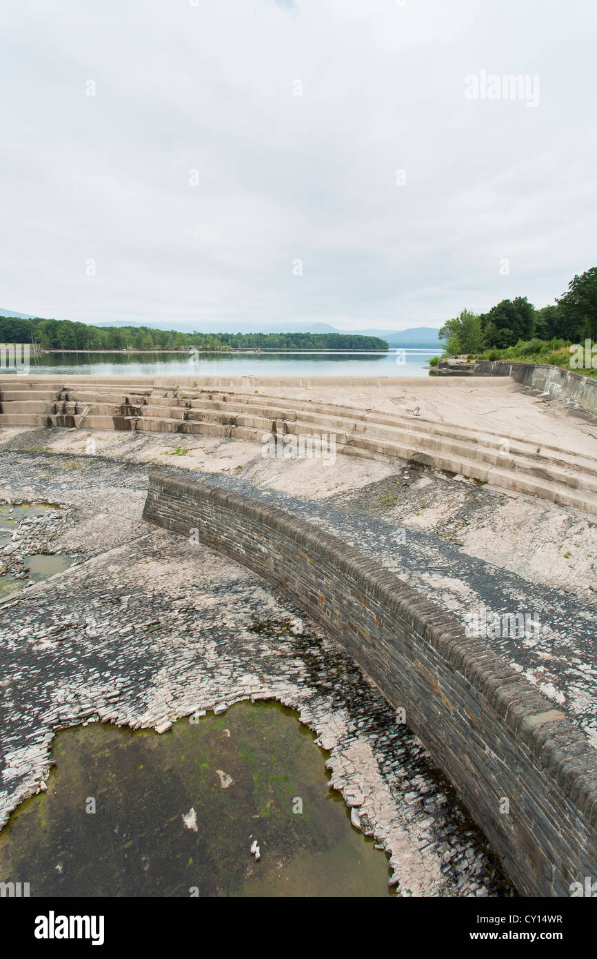 Olivebridge Dam Ashokan Reservoir Catskill Watershed, New York Stock