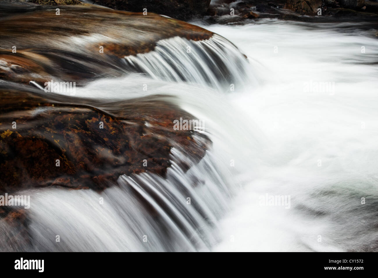 Little Stony Creek pouring over boulders, Pembroke, Giles County ...