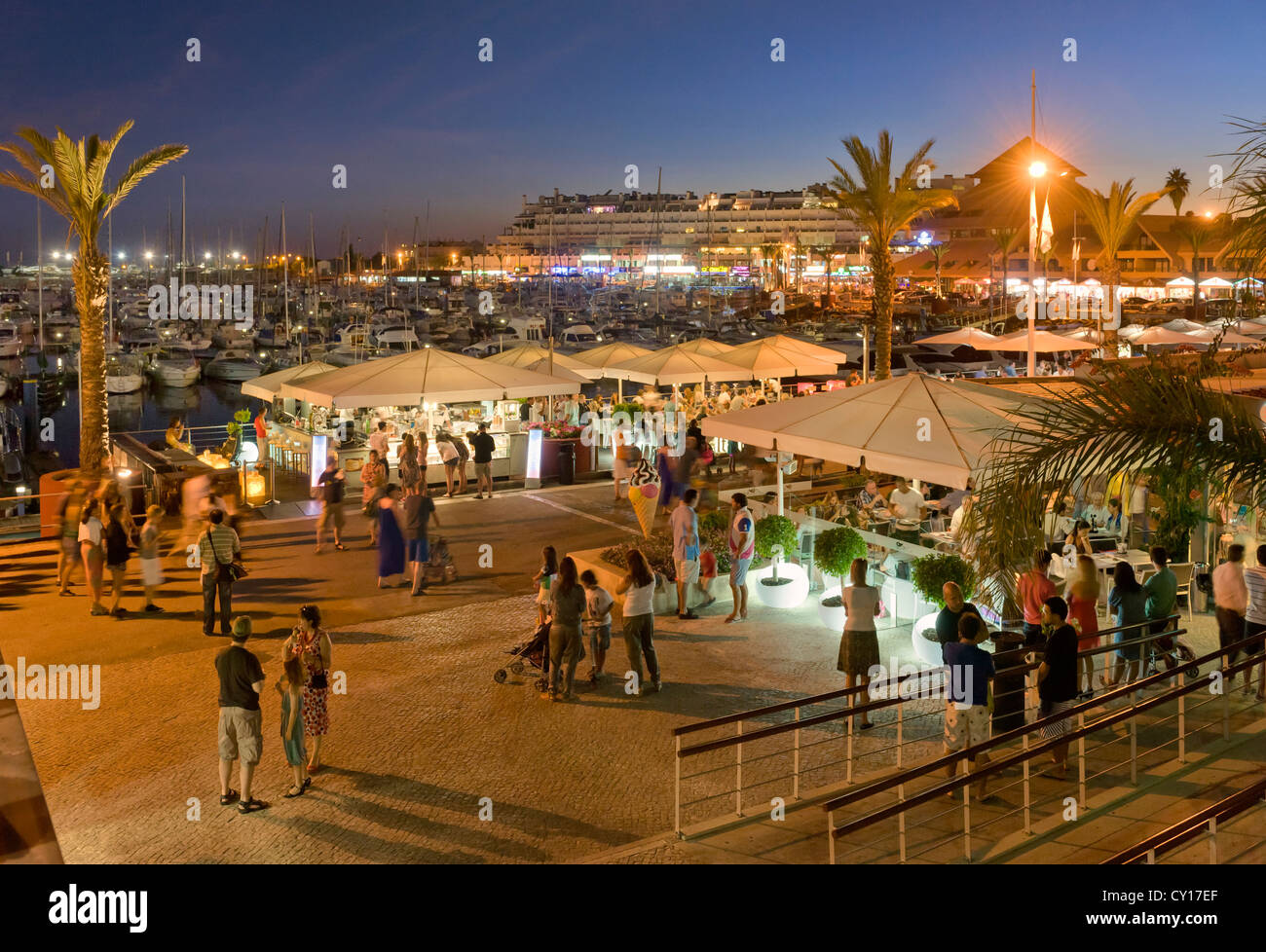 Vilamoura at night hires stock photography and images Alamy