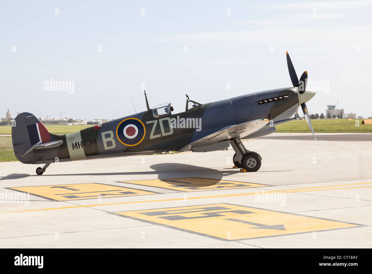WWII Supermarine Spitfire i Stock Photo