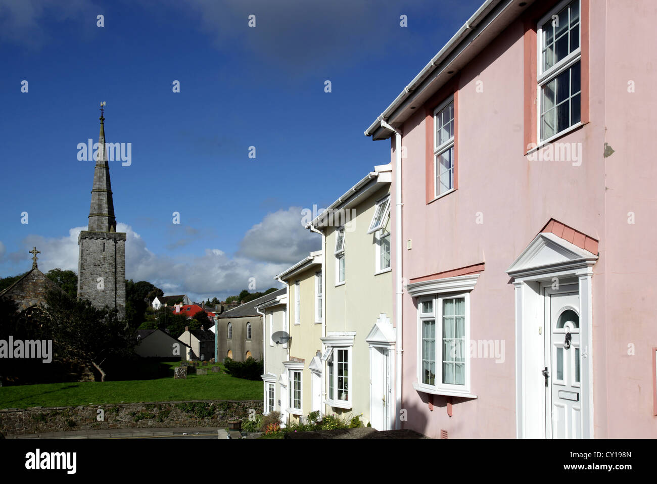 Haverfordwest, Pembrokeshire, Wales, UK. Stock Photo