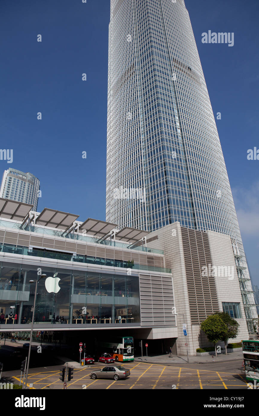 apple store in Hongkong Stock Photo