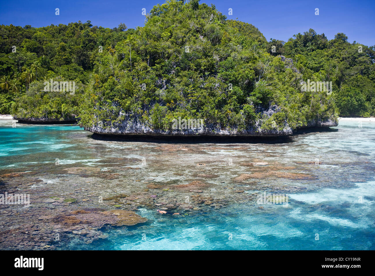 Islands of Raja Ampat, West Papua, Indonesia Stock Photo