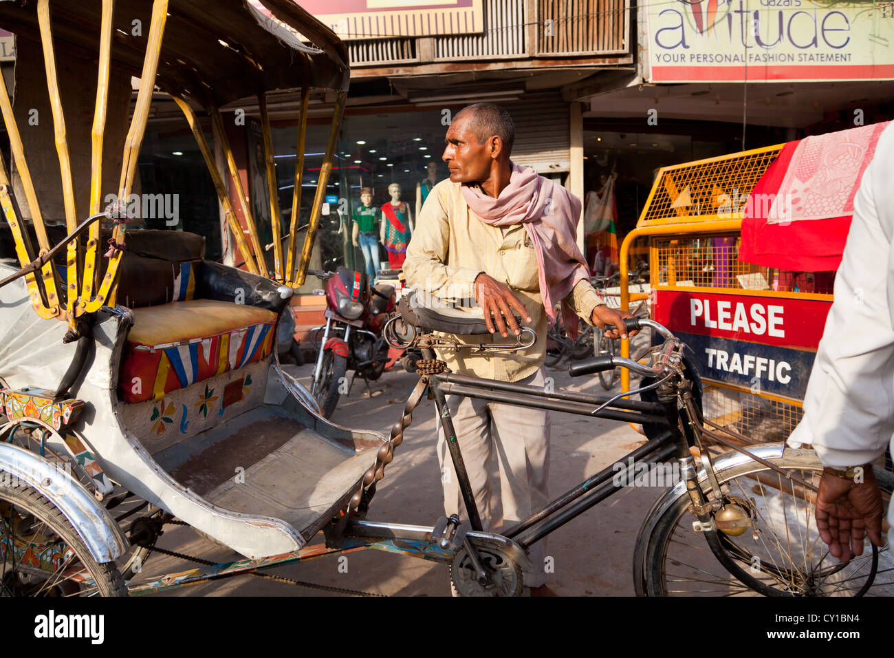 Varanasi Rickshaws Rickshaw in Varanasi, India Stock Photo - Alamy