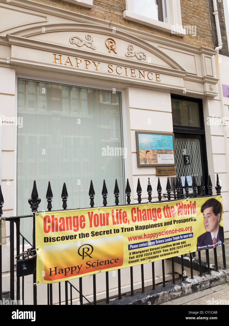 UK headquarters of the Happy Science religious movement, London, England Stock Photo