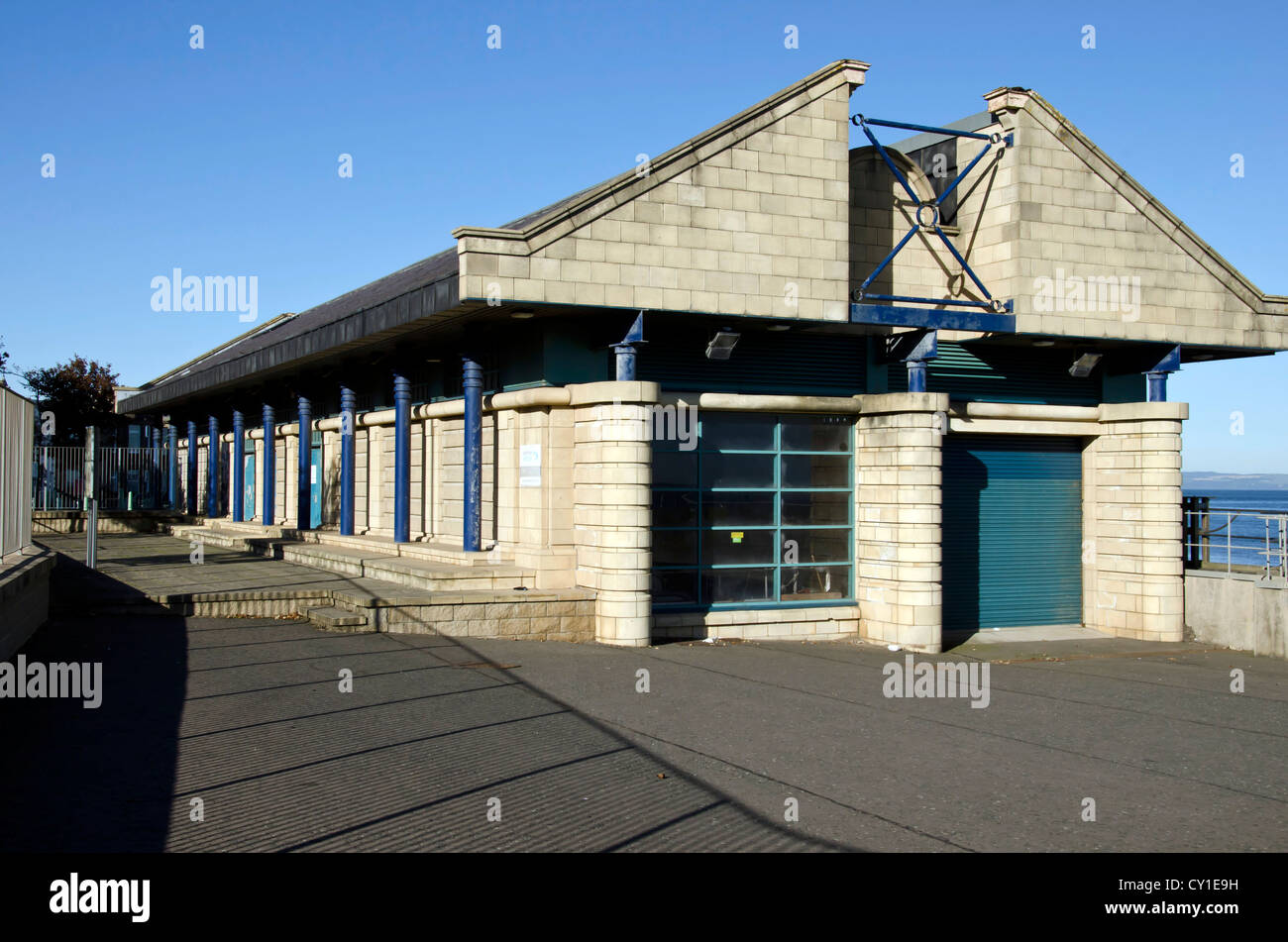 Waste water (sewage) pumping station at Portobello, Edinburgh, Scotland