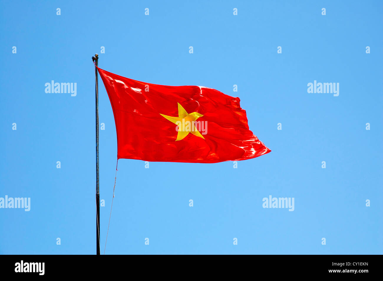 Flag of Vietnam Stock Photo