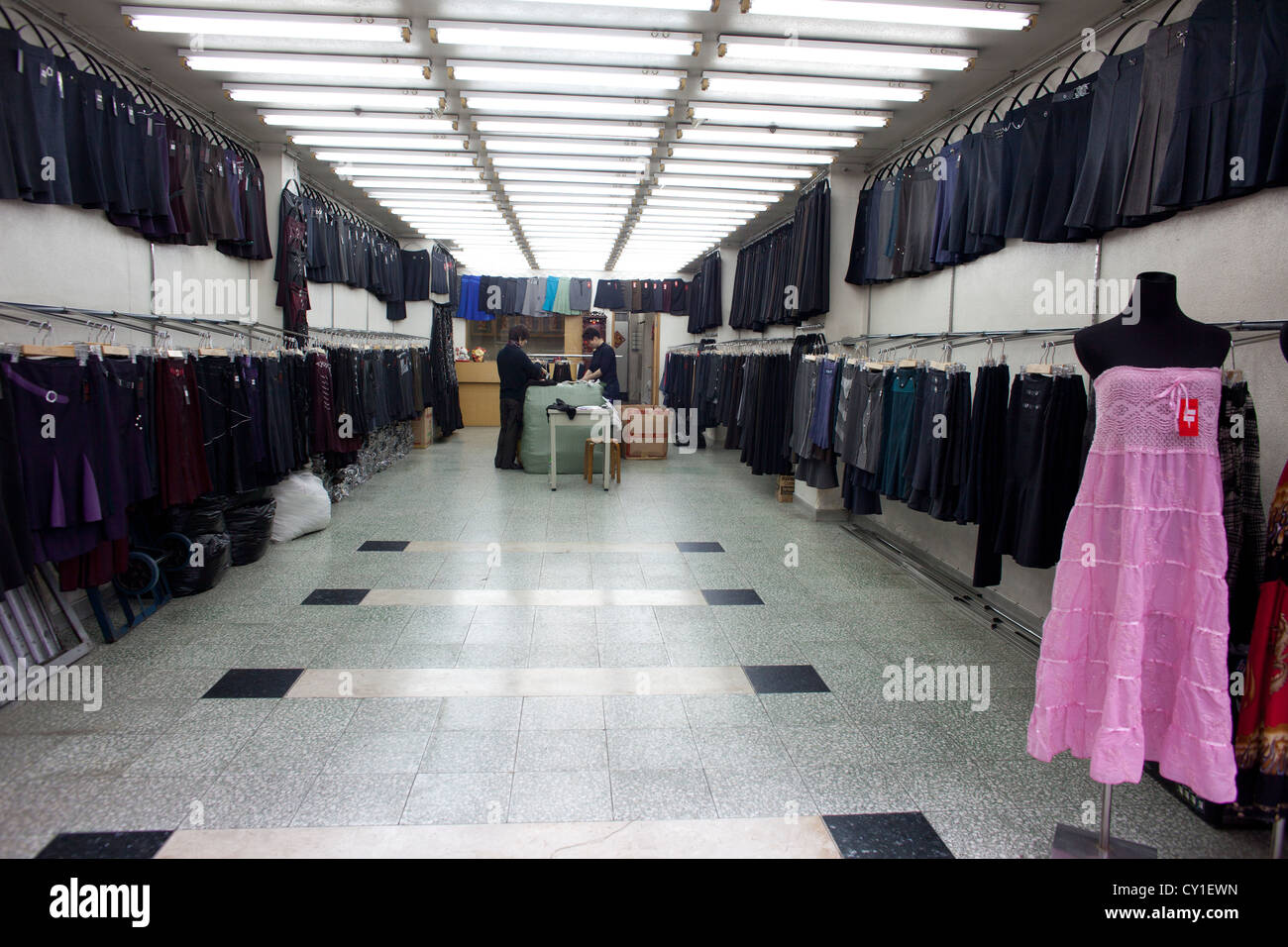 clothes shop in Hongkong Stock Photo