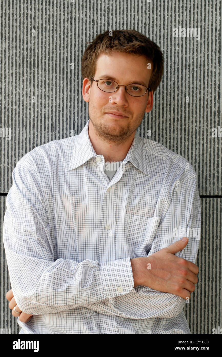 John Green, writer Stock Photo Alamy