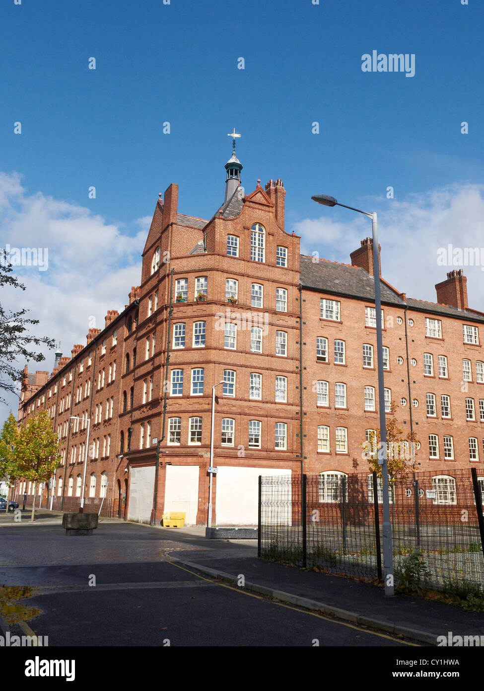Victoria buildings on Sherratt Street in Ancoats Manchester UK Stock