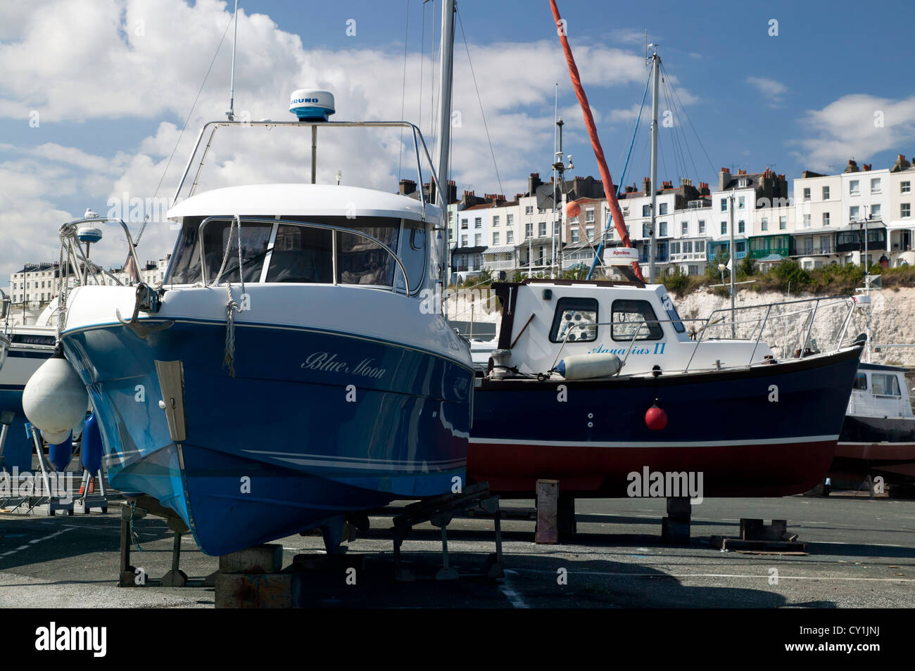 Boat yard ramsgate harbour kent hires stock photography and images Alamy