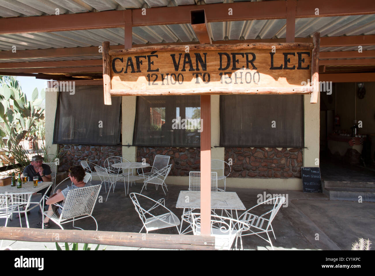 bar at solitair, namibia Stock Photo