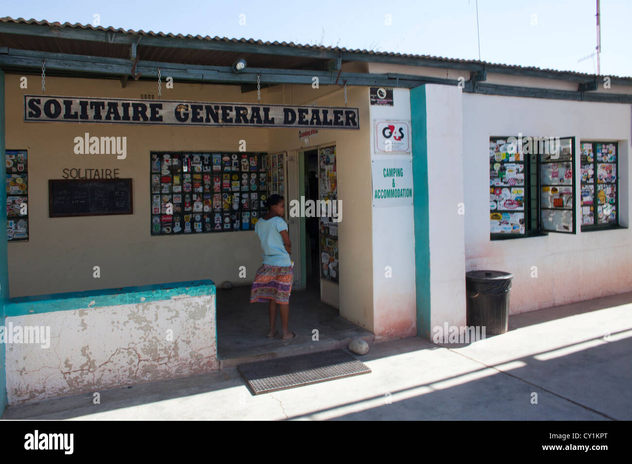 shop in solitair, settlement in central namibia Stock Photo