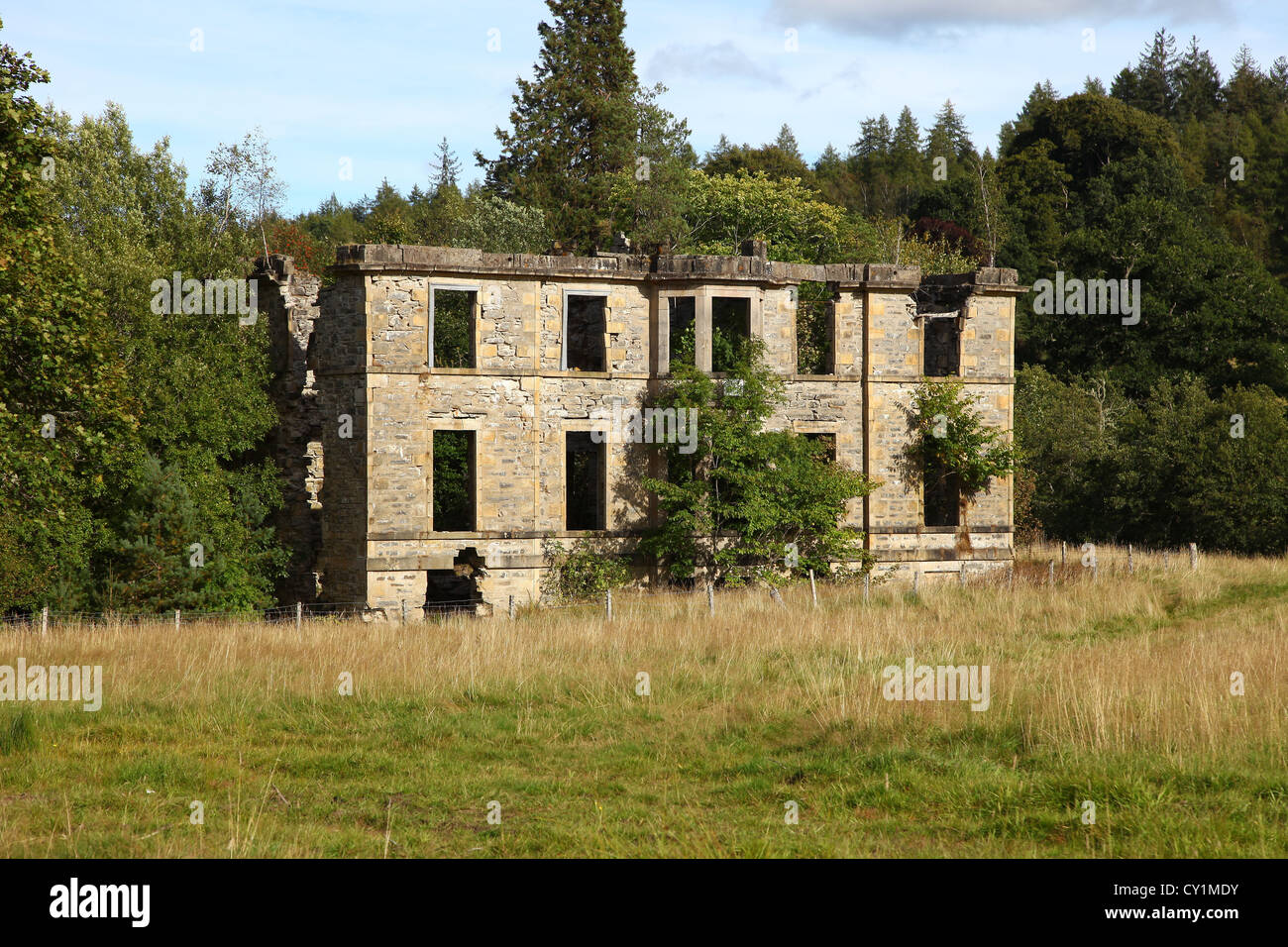 Guisachan House, now derelict, was the home of Lord and Lady Tweedmouth