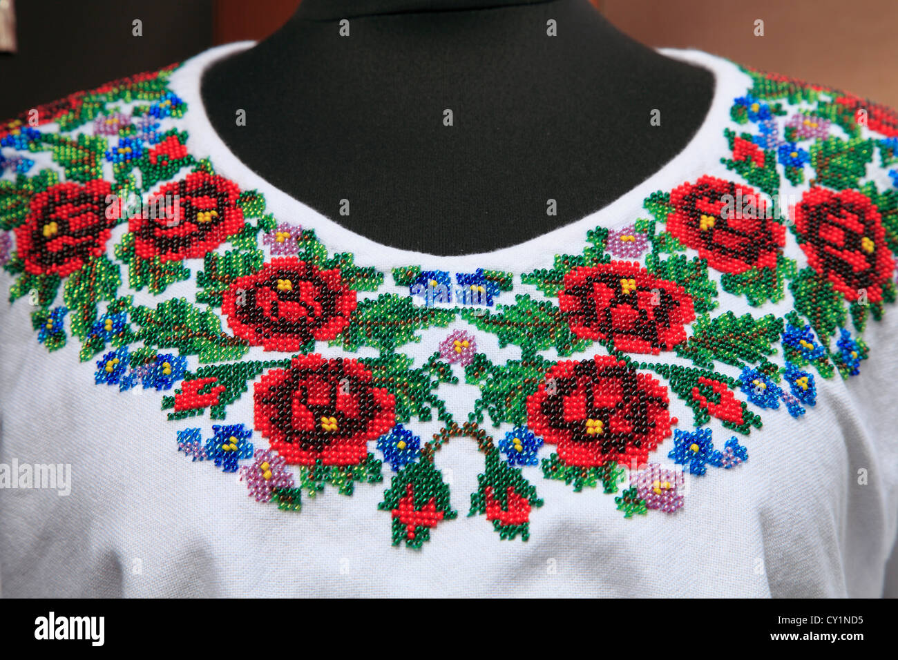 Ukraine, Lviv, handicraft, embroidery Stock Photo Alamy