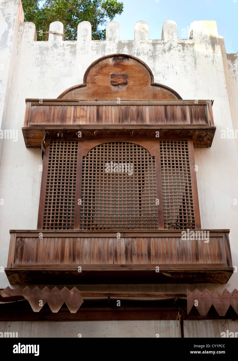 Old Jeddah Mashrabiya, Saudi Arabia Stock Photo