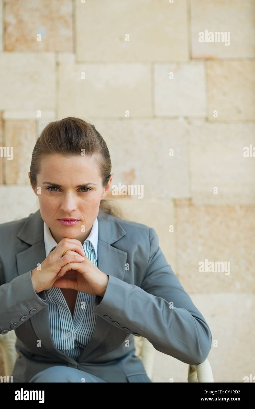 Portrait of confident business woman Stock Photo - Alamy