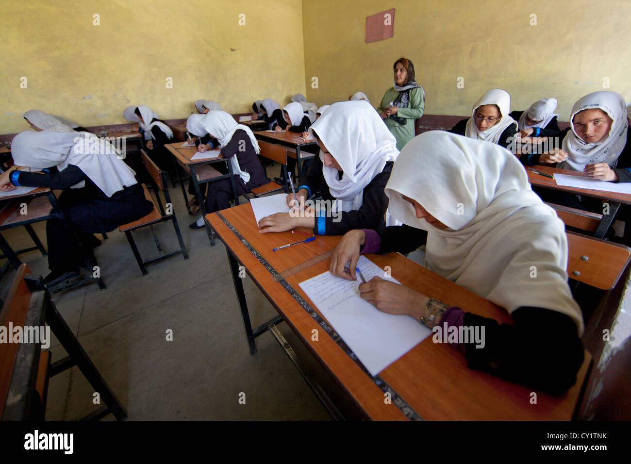 girls-school in Kabul, Afghanistan Stock Photo