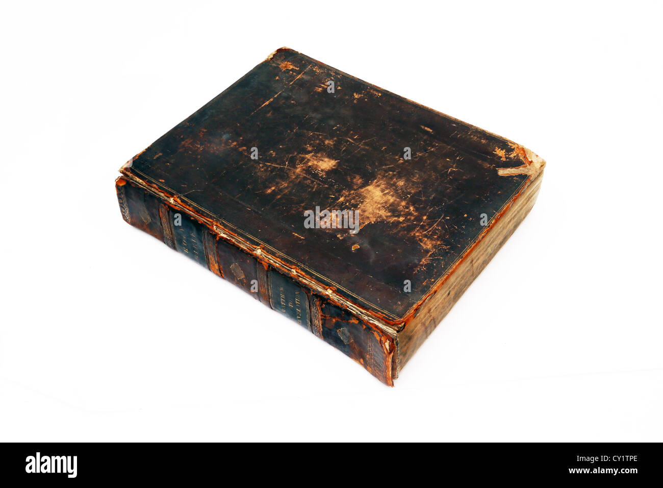 Old Holy Bible Matthew To Revelation Stock Photo