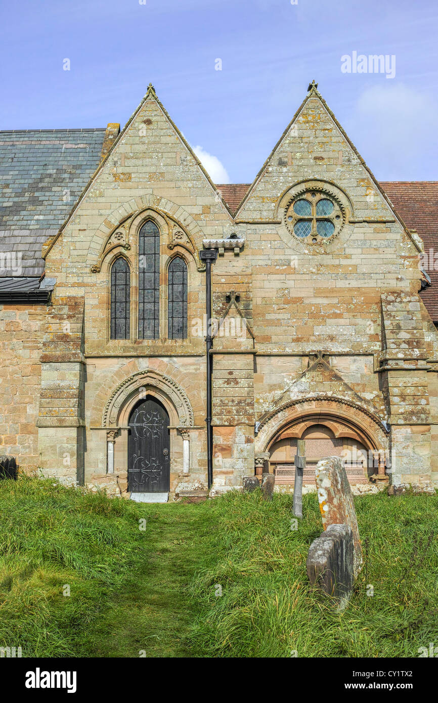 hanbury church worcestershire england uk the setting for the fictional village of ambridge in the radio serial the archers Stock Photo