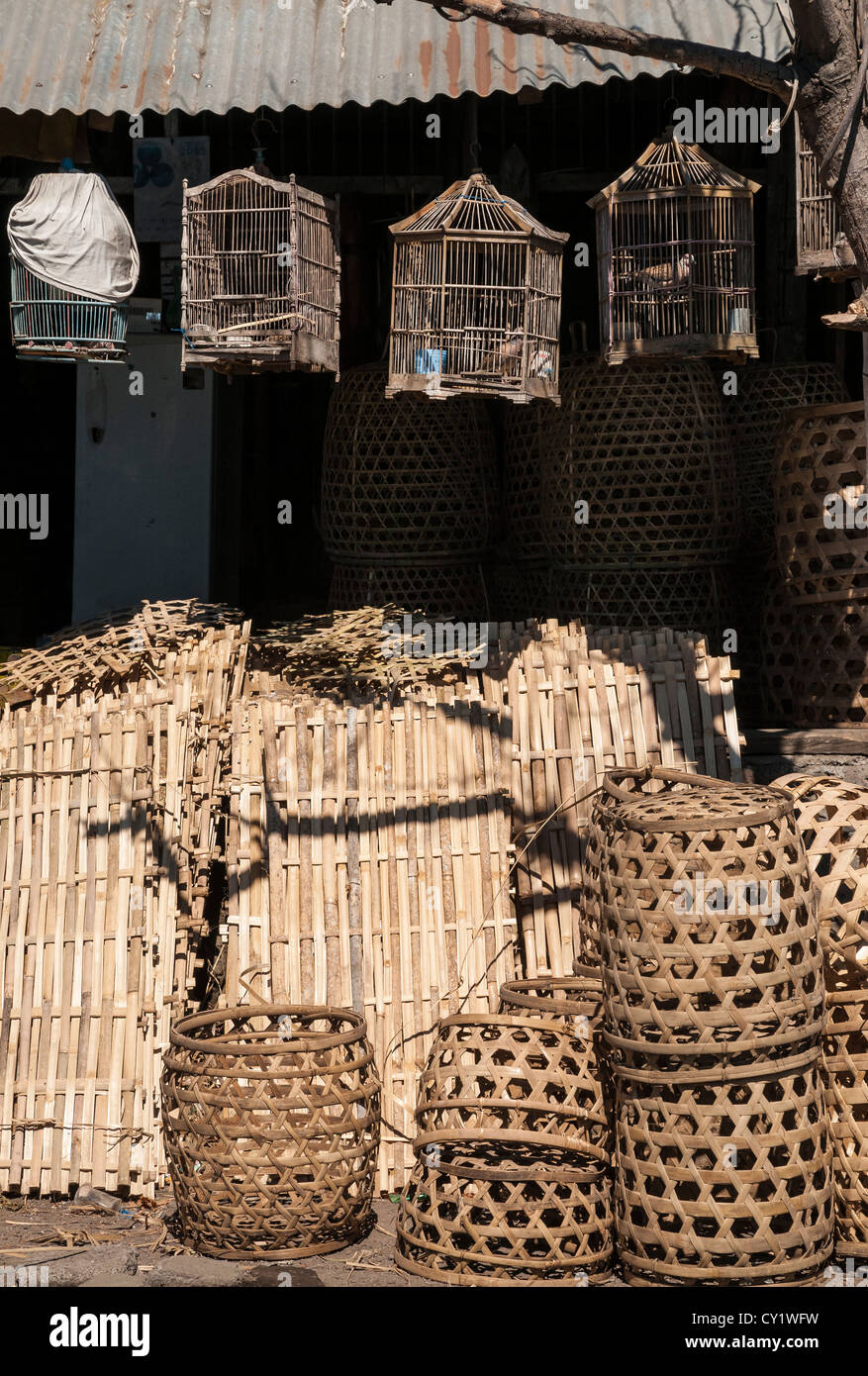 Baskets sale bali indonesia hi-res stock photography and images
