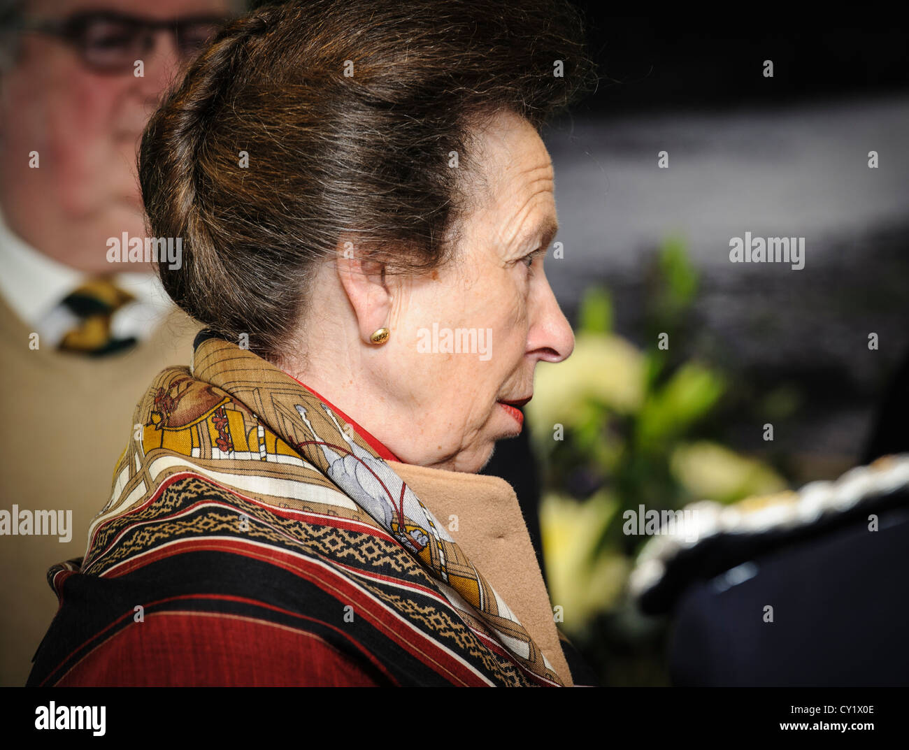 Her Royal Highness, The Princess Royal visits the new State Hospital Carstairs Lanarkshire Stock Photo