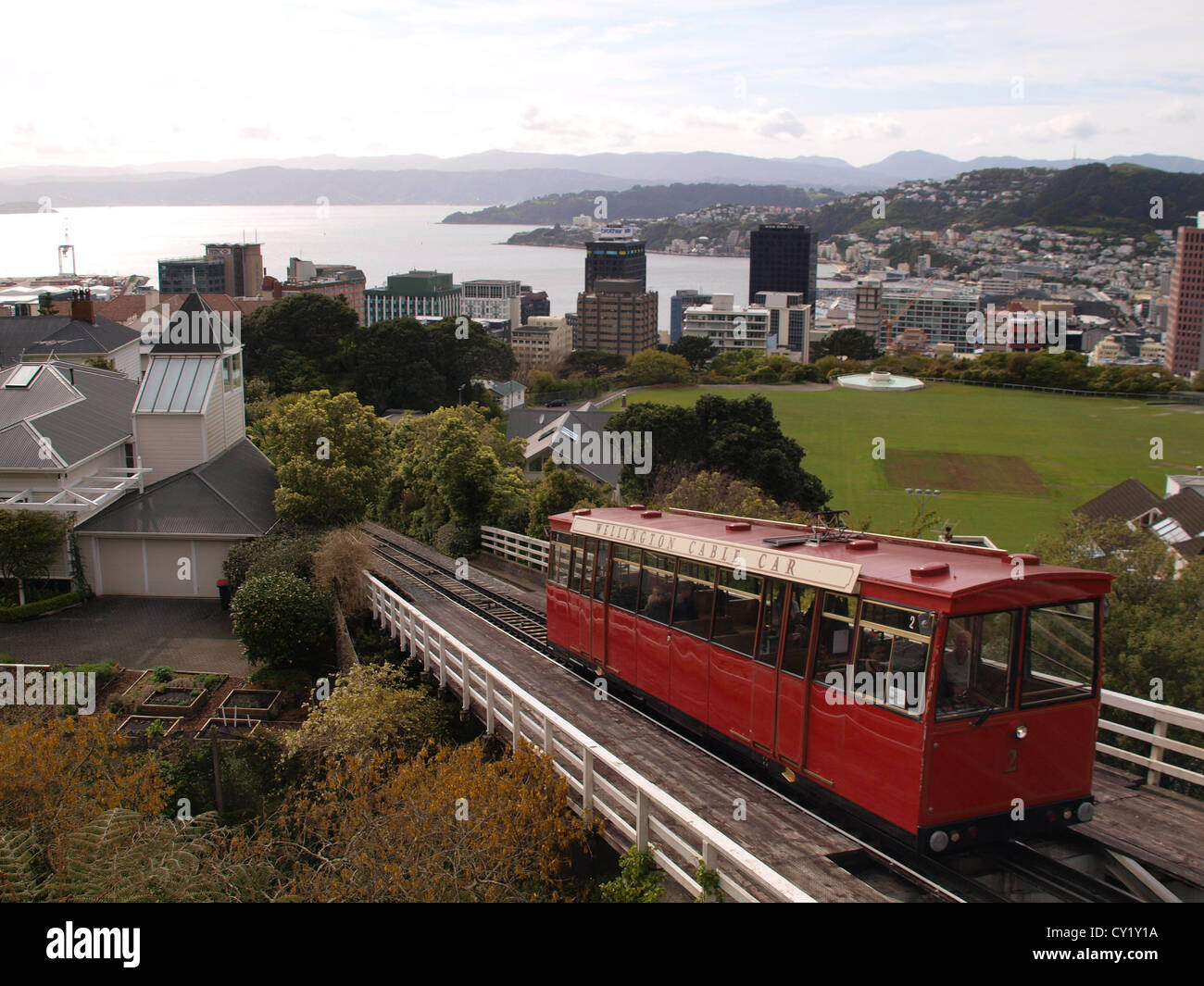 Wellington Cable Car Stock Photo Alamy