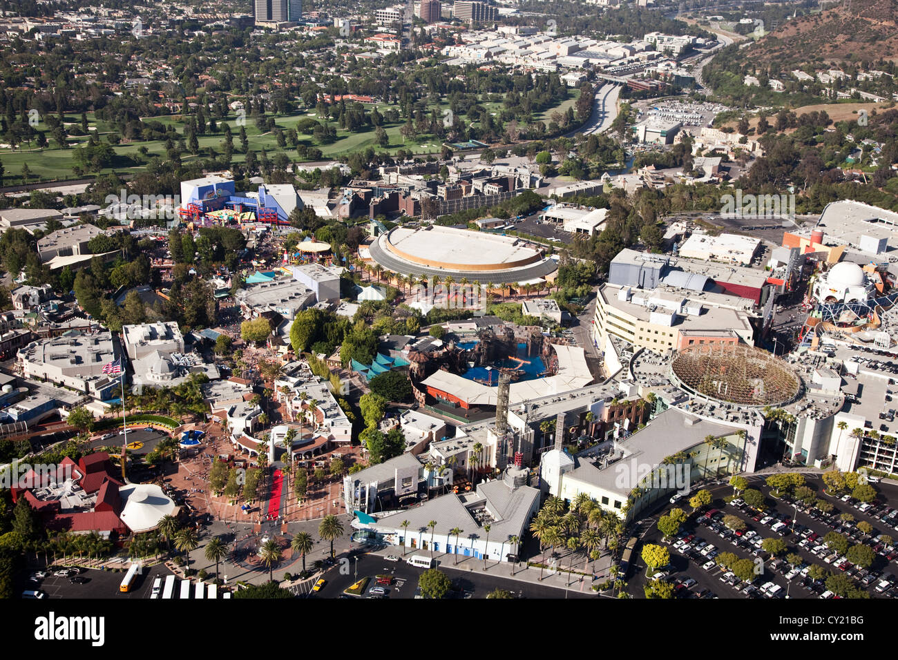 Universal Studios in the Hollywood Hills, Los Angeles, California. Stock Photo