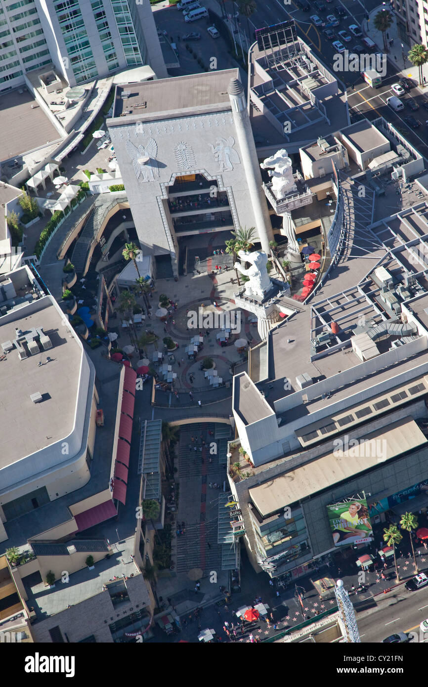 Sitting on the walk of fame on Hollywood Boulevard is the home of the academy awards. Stock Photo