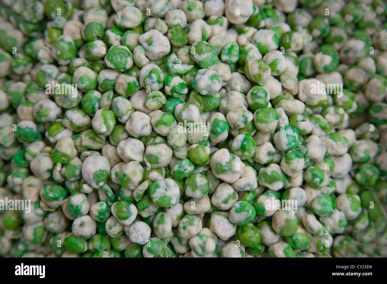 wasabi hot peas Stock Photo Alamy
