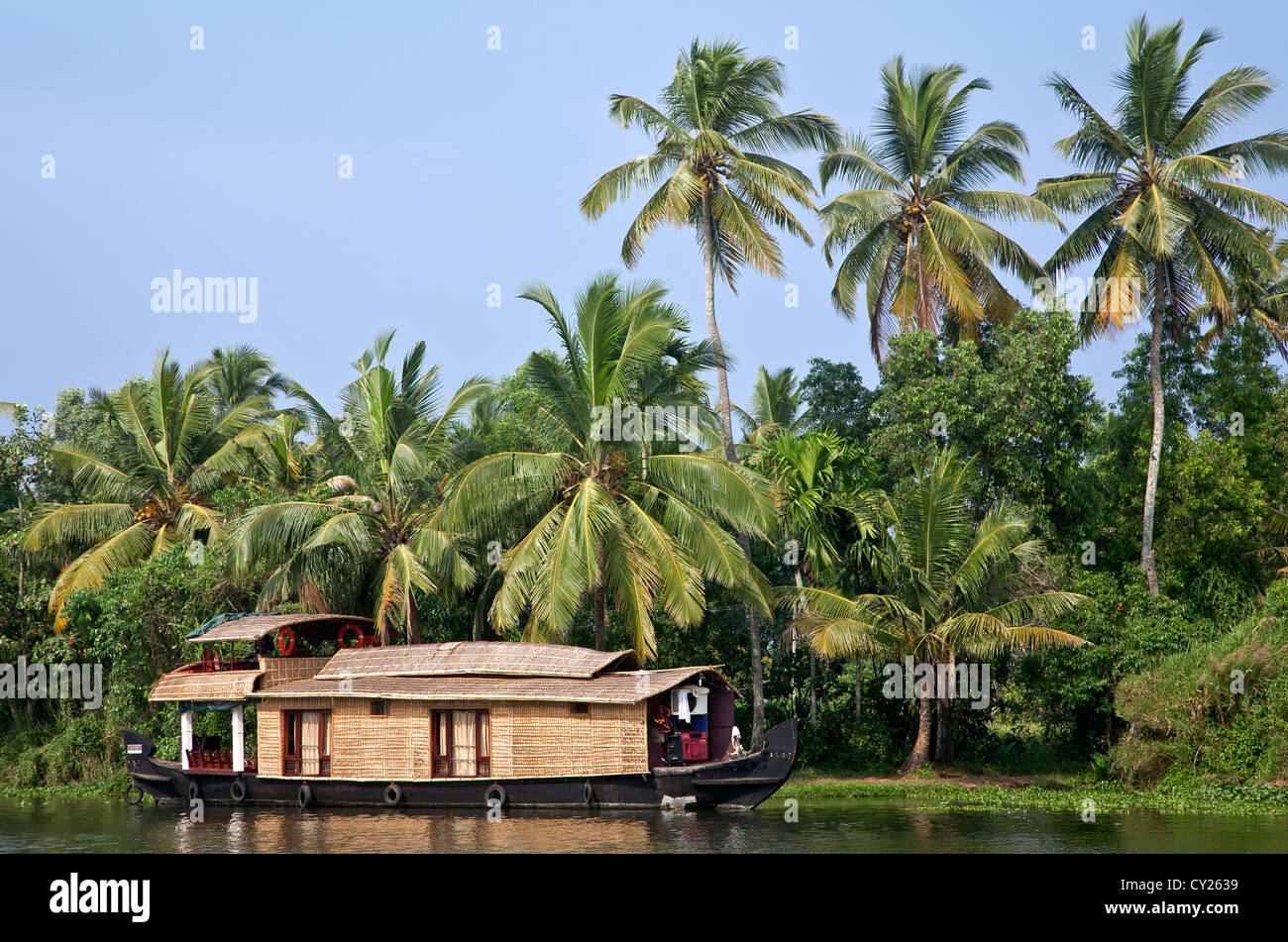 Houseboat. Backwaters. Kerala. India Stock Photo - Alamy
