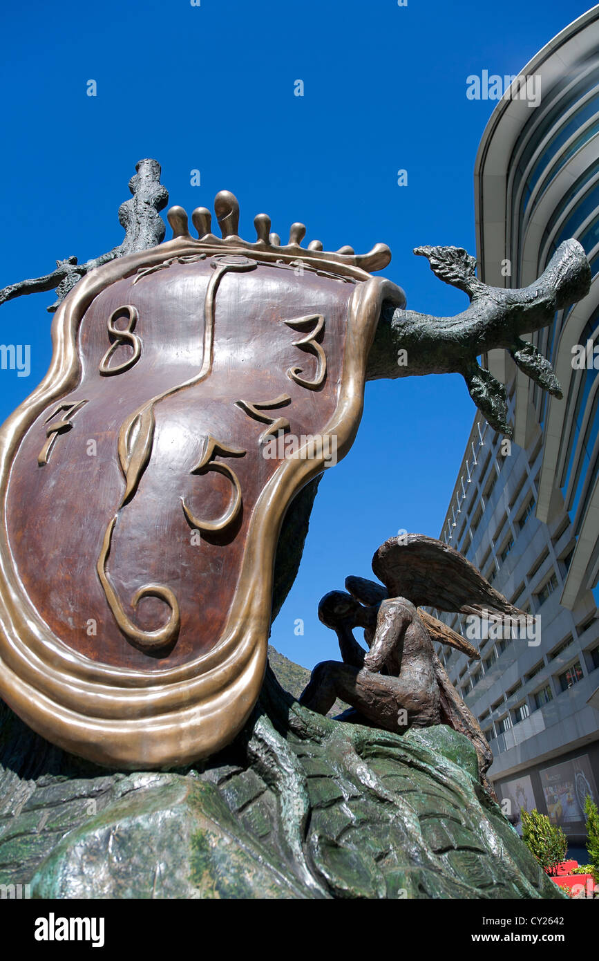 'La Noblesse du Temps' sculpture (1977) Artist: Salvador Dali Andorra La Vella. Andorra Stock Photo
