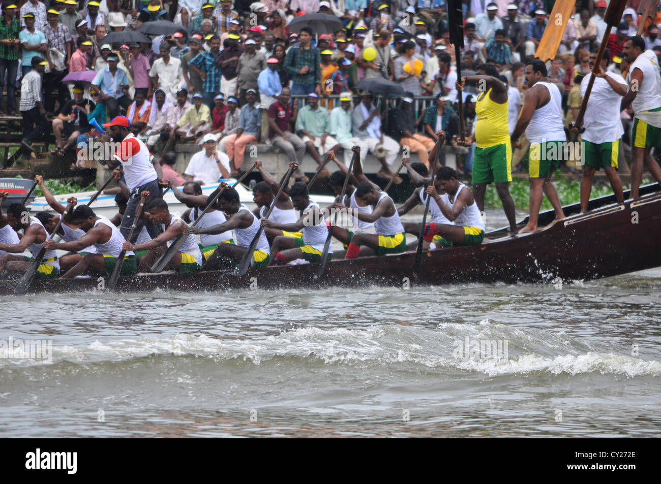 Nehru Boat Trophy Race held every year in Kerala. Stock Photo