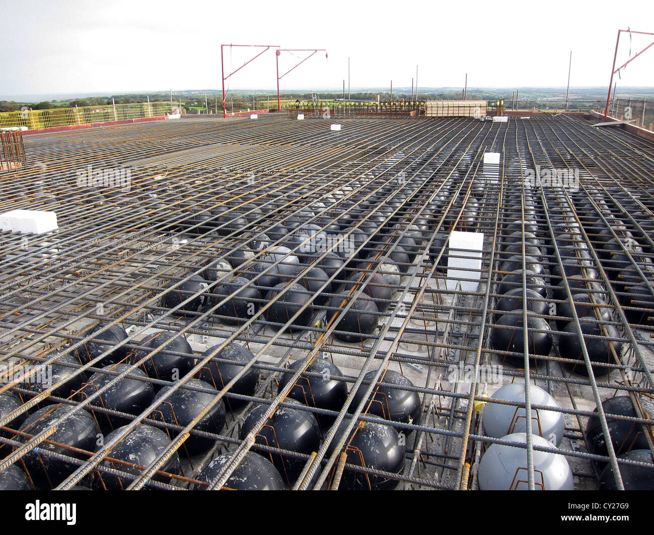 October 2011 Construction of a concrete slab using light weight balls