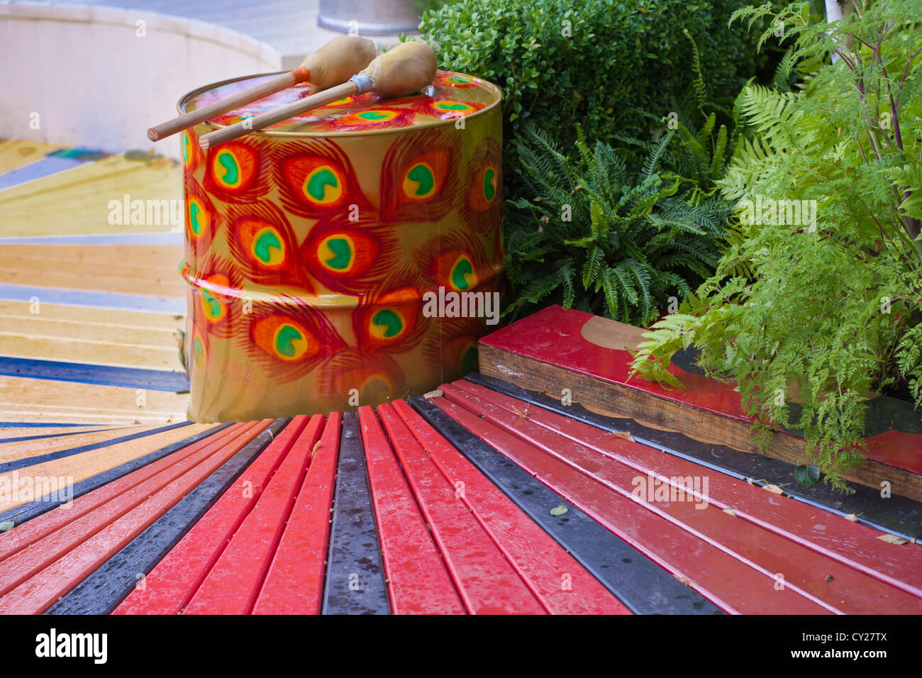 Garden Ball Ornaments Stock Photos & Garden Ball Ornaments Stock Images