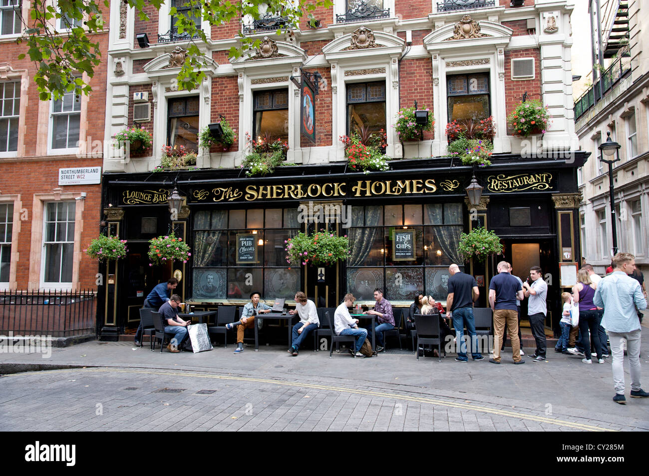 sherlock holmes pub london uk