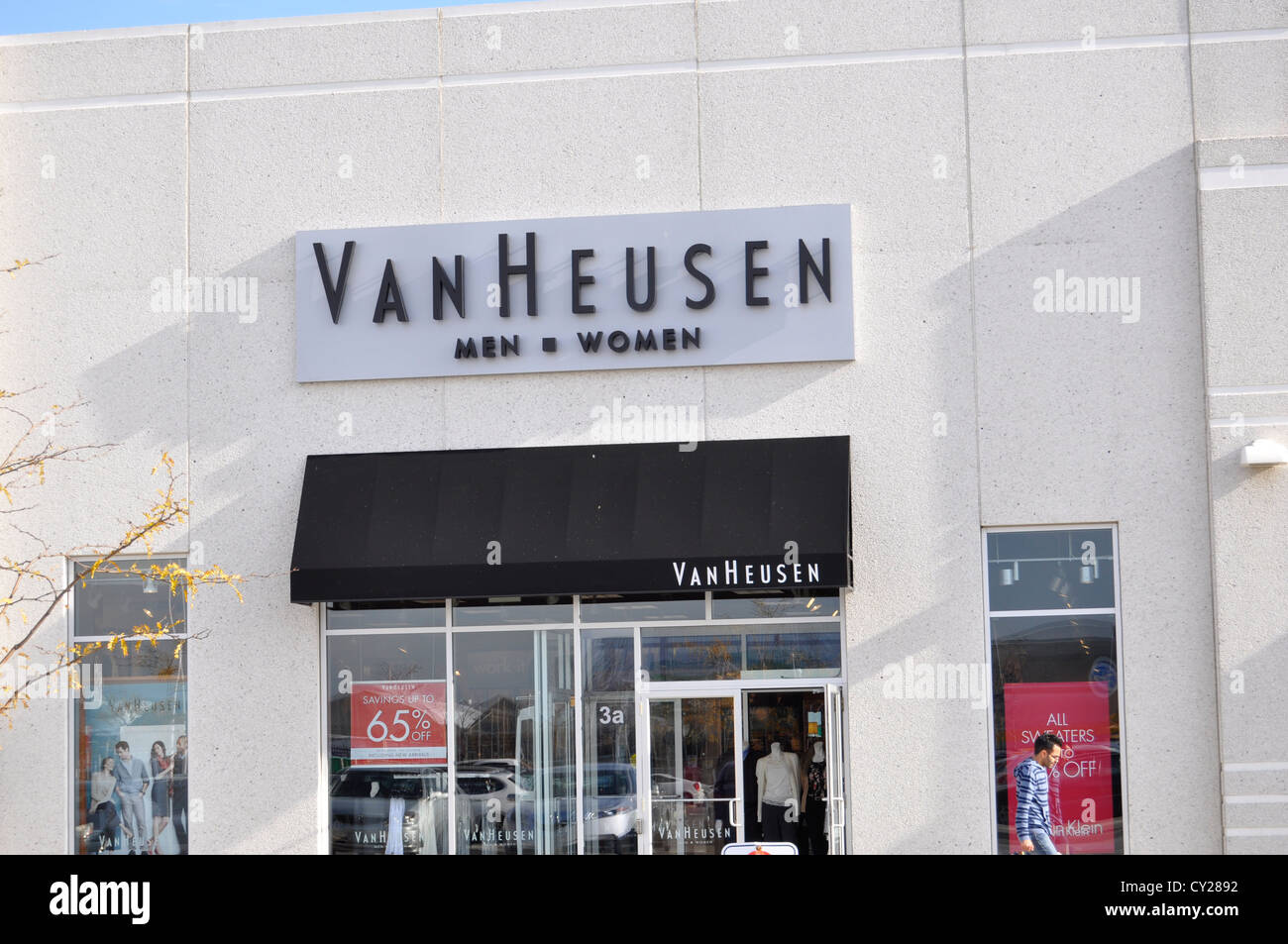 Store front sign Stock Photo - Alamy