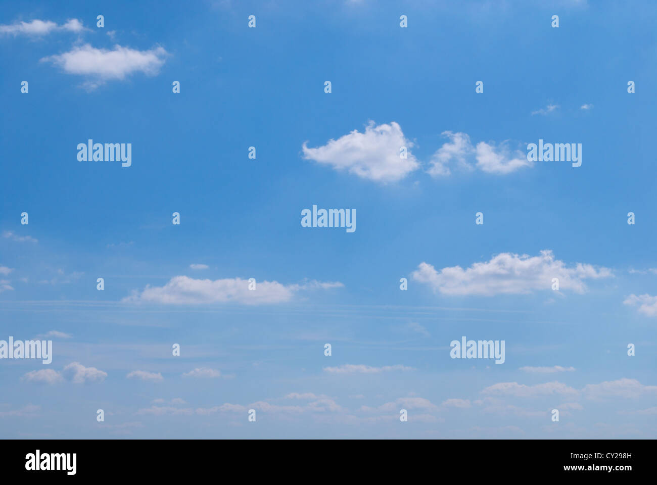Blue sky with clouds Stock Photo