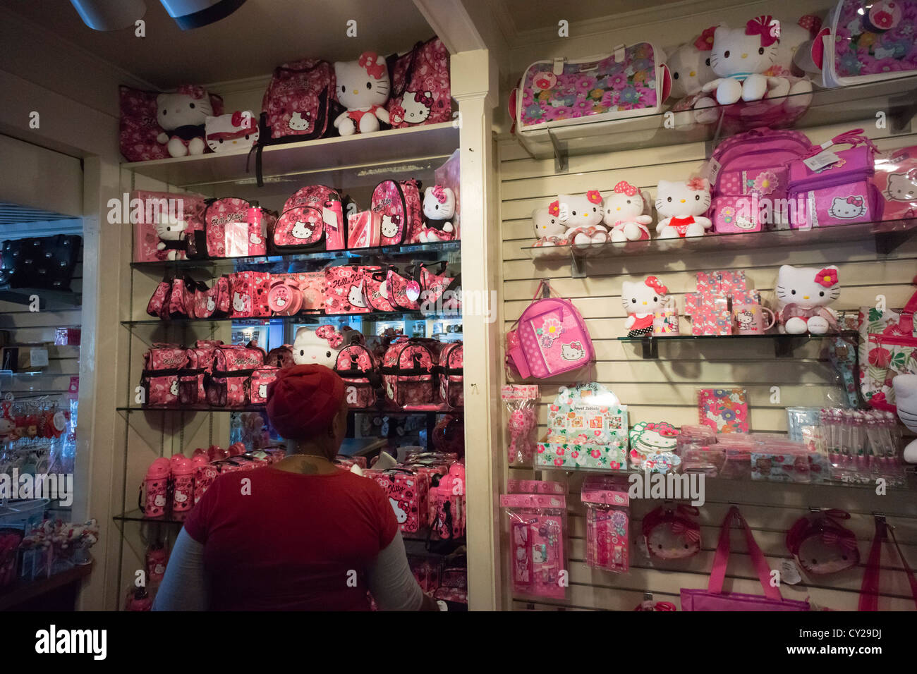 Knotts Berry Farm California Usa Hello Kitty Themed Souvenirs Stock Photo Alamy
