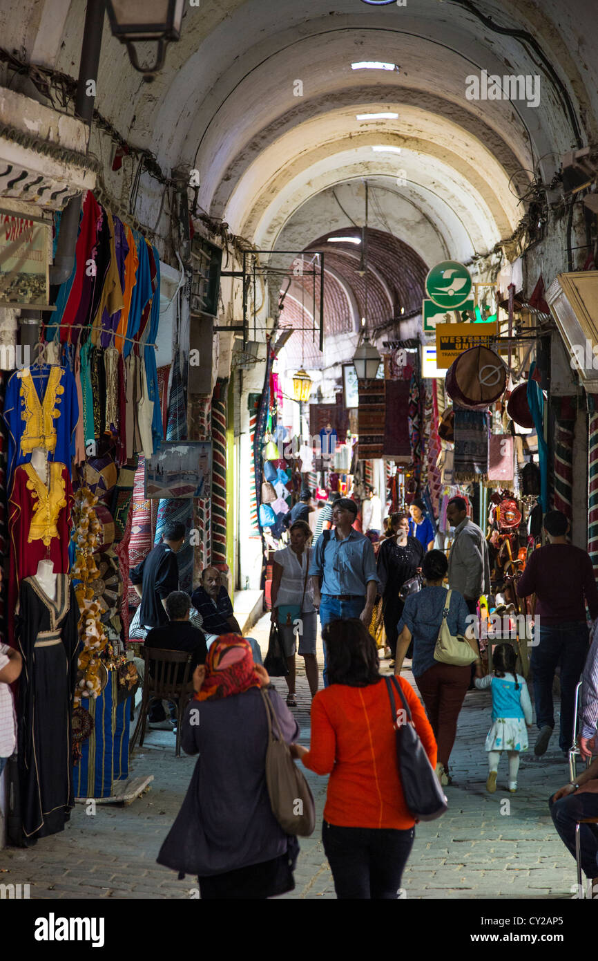 Tunis Medina, Tunis, Tunisia Stock Photo