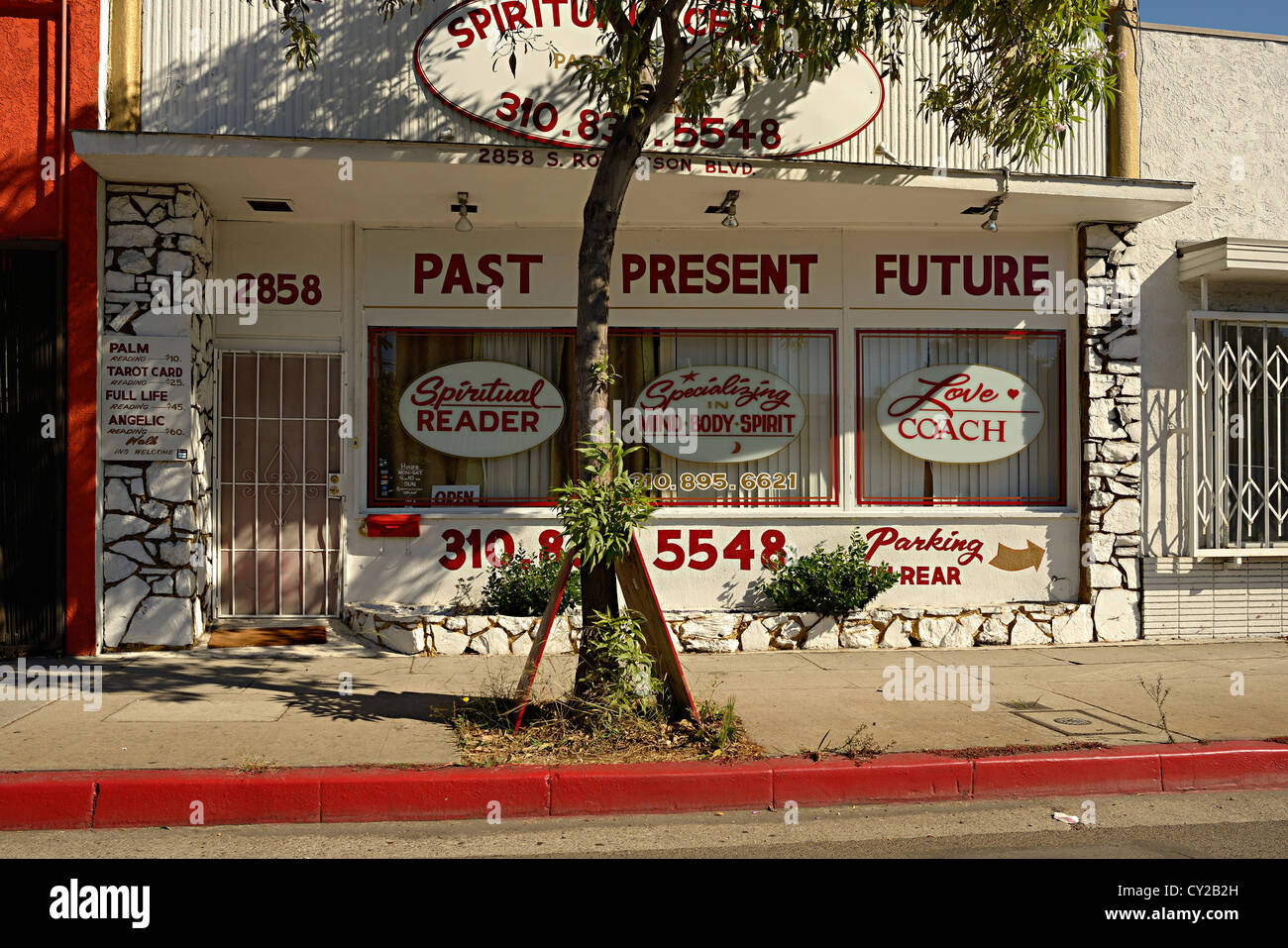 los angeles psychic store usa Stock Photo