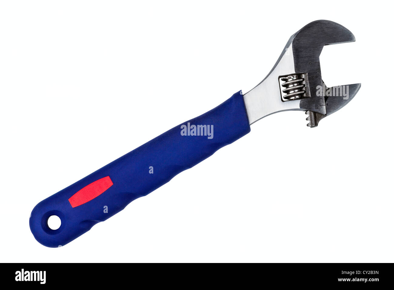 adjustable wrench isolated on a white background Stock Photo - Alamy